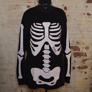 VS PINK Halloween Skeleton Long Sleeve